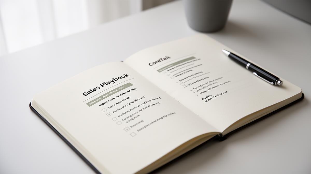 Sales playbook notebook